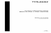 MU Prix 3 e Prix 3 Bateria 16-01-11 - Toledo do Brasil · Manual do Usuário 2 - 32 Balanças Computadoras Digitais Modelos Prix 3 e Prix 3 Bateria Parabéns ! Você adquiriu sua