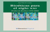 Juan Vélez S.J. (coord.) Bioéticas para el siglo...Fundación BBVA-Diputación Foral de Bizkaia de Derecho y Genoma Humano, Universidad de Deusto y Universidad del País Vasco/EHU