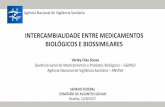 INTERCAMBIALIDADE ENTRE MEDICAMENTOS BIOLÓGICOS E ... · Registro de Medicamentos e Produtos Biológicos Base Legal Lei nº 6360/1976 “Art. 12 Nenhum dos produtos de que trata