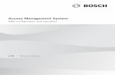 Access Management System · 2020-06-10 · 8 pt-BR | Sobre esta documentação Access Management System 2019-08 | 2.0 | Manual do software Bosch Security Systems 2 Sobre esta documentação