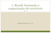 1. Brasil: formação e organização do território...formação do território brasileiro. ... Território brasileiro e suas regiões Regionalização é a divisão de um grande