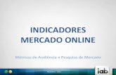 INDICADORES MERCADO ONLINE - IAB Brasil€¦ · Universo Pesquisado: pesquisa online, realizada com 3.155 internautas de 15 a 75 anos no Brasil. Fusionada com a base regular do Target