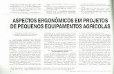 A ASPECTOS ERGONOMICOS EM PROJETOS DE PEQUENOS ...core.ac.uk/download/pdf/45506173.pdfROCHA, F.E.de Máquinas irãosuprir defi-ciências demecanização na produção hortaliças.