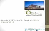 Seminário As TIC na Gestão de Energia em Edifícios 28 ...Matriz Energética da Região Evolução do consumo de energia final por tipo de energia 0 20 40 60 80 100 120 1999 2000