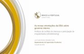 As novas orientações da EBA sobre governo interno · EBA´s “Guidelines on the assessment of the suitability of members of the management body and key function holders” and