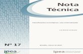 Classificações tecnológicas: uma sistematizaçãohome.ufam.edu.br/fabio_heleno/TEERU18/Classificacoes tecnologica… · Na seção 3, descrevem-se as duas classificações tecnológicas
