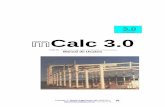 Capa mCalc 3 - StabileO sistema Calc é um conjunto de rotinas para a geração, análise e dimensionamento de estruturas de metálicas. Por ser um sistema que tem implementados elementos