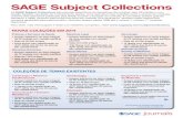 SAGE Subject Collections - SAGE Publications Inc · PDF file As SAGE Subject Collections são pacotes específicos de disciplinas das revistas mais difundidas e com revisão paritária