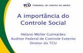 A importância do Controle Social · OS CONSELHOS SOCIAIS Somente nas áreas de saúde, assistência social e educação, registra-se a existência formal de conselhos municipais