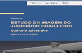 DEZEMBRO 2019 ESTUDO DA IMAGEM DO JUDICIÁRIO BRASILEIRO · 3 ESTUDO DA IMAGEM DO JUDICIÁRIO BRASILEIRO APRESENTAÇÃO IPESPE Esse Sumário Executivo abrange os dados levantados