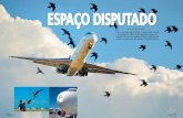 ESPAÇO DISPUTADO · A320 envolvido em uma “bird strike” resultou na indenização de 700 mil dólares à empresa aérea. Já um Embraer 195 teve o motor substituído e a empresa