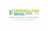 25 A 29 DE NOVEMBRO | SÃO PAULO - GBC Brasil€¦ · Internacional e Expo, está sempre inovando. ... do São Paulo Tech Week, a maior semana de inovação e tecnologia da América