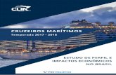 CRUZEIROS MARÍTIMOS - CLIA Brasil · IMPACTOS ECONÔMICOS NO BRASIL Temporada 2017 - 2018. Introdução 05 ... cenários e indicadores para o desenvolvimento do segmento de ... (2016/2017).