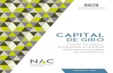 CAPITAL - Fiespfeirao-credito.fiesp.com.br/docs/NAC_Cartilha_Capital_de_Giro.pdf · micro e pequenas empresas, a exemplo dos fundos constitucionais – FNO, FNE, FCO –, e recursos