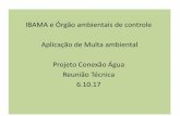 IBAMA e Órgão ambientais de controle Aplicação de Multa …conexaoagua.mpf.mp.br/atuacao-estrategica/eventos/2017/... · 2019-10-01 · Instituto Chico Mendes de Conservação