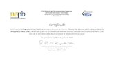 Certificado - pos-graduacao.uepb.edu.brpos-graduacao.uepb.edu.br/ppgecm/download/certicados/CERTIFICA… · Certificado Certificamos que Agnaldo Robson da Silva participou do curso