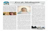 Eco de Mediugórie - Servos da Rainhaservosdarainha.org.br/wp-content/uploads/2019/03/Eco-235_final.pdf · presença de Nossa Senhora é fruto do amor de Deus por nós. Isto é, a