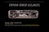 Cámara digital con zoom CX7525 Kodak EasyShare€¦ · Cómo encender y apagar la cámara Gire el sintonizador de modo de la posición Off (Desactivado) a otra posición. La luz