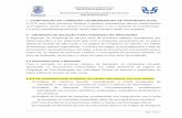I - COMPOSIÇÃO DA COMISSÃO COORDENADORA DE … · (15) 01 (uma) carta de recomendação de ex-professor da área, do ex-orientador ou pessoa de reconhecido saber na área, em formulário