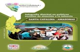 SANTA CATALINA - AMAZONAS - Peru · Infografía distrital en políticas sociales de atención a la infancia Asegurados al SIS a diciembre de 2011 en el distrito de Santa Catalina