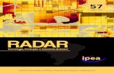 RADAR - IPEArepositorio.ipea.gov.br/bitstream/11058/8583/1/Radar_n57.pdfRadar : tecnologia, produção e comércio exterior / Instituto de Pesquisa Econômica Aplicada. Diretoria de