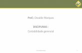 Prof.: Osvaldo Marquesosvaldomarques.gmembers.com.br/wp-content/uploads/sites/1664/2… · Contabilidade gerencial É o quantitativo de faturamento que a empresa tem que excede ao