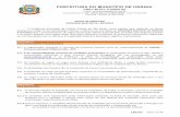 EDITAL DE ABERTURA PROCESSO SELETIVO N.º 001/2017 · 2.1 - A inscrição implica na aceitação , por parte do candidato , de todos os princípios, normas e condições do Processo