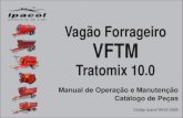 Vagão Forrageiro VFTM - ipacol.com.br · Vagão Forrageiro VFTM Tratomix 10.0. MENSAGEM DA EMPRESA A partir de 1964, com o desenvolvimento da Enxada Rotativa, acionada por motor