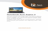 Manual Acer Aspire 3 - Leitores, Impressoras e muito mais · Leve seus estudos mais longe, edite suas fotos e vídeos e otimize qualquer tipo de processo. O processador Intel® Core™