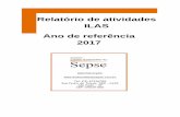 Relatório de atividades ILAS Ano de referência 2017 · 2018-08-28 · Dia Mundial da Sepse, contou com a participação de diversos hospitais de todas as regiões brasileiras. Foram