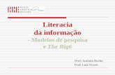 Literacia da informação e bibliotecas · Guião de pesquisa de informação baseado nos modelos The Big 6 e Modelo Plus . As 6 etapas num processo de pesquisa de informação ...
