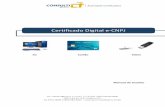 Certificado Digital e-CNPJ - AC Consulti Brasil · 3 1 Apresentação. Este manual apresenta informações sobre o Certificado Digital (CD) e-CNPJ (Certificados para Pessoas Jurídicas).