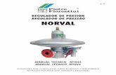 REGULADOR DE PRESION REGULADOR DE PRESSÃO NORVALpoisoncorp.org/images/productos/reguladores/.../2469_Norval_MT_0… · O regulador de pressão NORVAL é un regulador para gás preliminarmente
