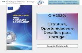 O H2020: Estrutura, Oportunidades e Desafios para Portugal · Horizonte 2020 - Programa Quadro para a Investigação e Inovação da CE Pilar II – Liderança Industrial Tecnologias