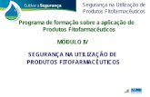 Segurança na utilização de produtos fitofarmacêuticosalensado.pt/images/doc/fitofarm1.pdf · dos produtos; é expressa nos rótulos (símbolos e precauções toxicológicas).
