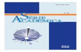 Revista Série Acadêmica n 20-2006 · 2016-06-23 · Série Acadêmica, PUC-Campinas, n. 20, p. 7- 15, jan./dez. 2006 O RESGATE, A REFLEXÃO E A PROPOSIÇÃO INTRODUÇÃO Reflexões