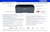 Folha de Especiﬁ cações - BrotherUSA · 2019-10-10 · Folha de Especiﬁ cações HL-L6202DW Especi˜ cações: Tecnologia de Impressão Laser Eletrofotográﬁ co Display LCD