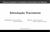 Simulação Transiente - MoDCSClassificação de Sistema, Modelo e Simulação Simulação Transiente Regime transitório x permanente Prática 1 (no Excel) Rodada e Replicação Análise
