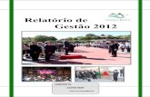 Relatório de Gestão 2012 - Castro Daire · 2013-05-13 · Relatório de Gestão 2012 Município de Castro Daire 7 Em cumprimento do disposto no Decreto-Lei n.º 54 – A / 99, de