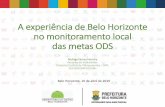 A experiência de Belo Horizonte no monitoramento local das ... · É um instrumento de planejamento estratégico de médio prazo, que explicita diretrizes, objetivos, ações, programas