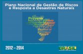 Plano Nacional de Gestão de Riscos e Resposta a Desastres … · 2019-01-24 · de risco Estruturação da rede nacional Obras estruturantes Socorro, assistência e reconstrução