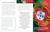 OS SÍMBOLOS NACIONAIS XXVI Encontro Nacional · OBJECTIVO DAS CERIMÓNIAS O Encontro Nacional de Combatentes de 2019 tem por objectivo reunir, no DIA DE PORTUGAL, todos os Portugueses