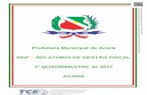 Documento Assinado Digitalmente por: AMANDA …...De ordem da V.Exa. Prefeita Municipal de Acará/PA, SENHORA AMANDA OLIVEIRA E SILVA, certificamos que nesta data de 29 de Janeiro