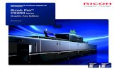 Ricoh ProTM C9200 Series Graphic Arts Edition€¦ · agrafagem (SR5110), Finalizador de folhetos (SR5120), Finalizador de corte (TR5050), Empilhador de grande capacidade (SK5040),