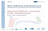 TRANSVERSAL MODEL FOR MIGRANTS · O projeto Transversal Project for Migrants, 2018-1-FR01-KA202-048007, financiado com o apoio da Comissão Europeia. O presente relatório reflete
