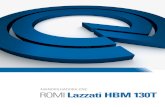 mandRilhadoRa CnC Romi Lazzati HBM 130T · 2015-12-07 · com magazine para 60 ferramentas. • Proteção periférica com sistema de segurança. • mesa giratória nC (eixo B).