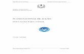 ˆ˚˜ - UNESCO · Plano Nacional de Acção EPT 2003 República da Guiné-Bissau Ministério de Educação Nacional ,˛˚, ˆ +