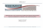 MANUAL DO EXPOSITOR/PATROCINADOR€¦ · Congresso Brasileiro de Hematologia, Hemoterapia e Terapia Celular - HEMO 2018 2 Prezado Expositor/Patrocinador, Segue o manual e regulamento