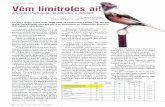 69º Campeonato Brasileiro de Ornitologia Amadora€¦ · e bico. 0 nome tricórnio tem relação ao chapéu de três pontas ornado com plumas, comumente usado no passado europeu.