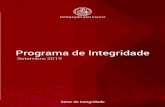 Programa de Integridade - PUC-SP · Programa de Integridade . 3. Dos Pilares do Programa de Integridade . 4. I – Comprometimento e Apoio da Alta Administração . 4. II – Instância